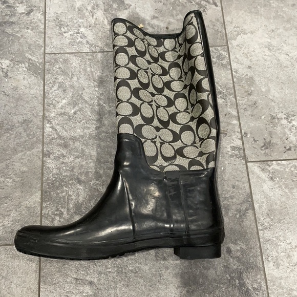 authentic coach rain boots - Picture 4 of 9